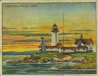 1911 American Tobacco Company Lighthouse Series (T77) #NNO Eastern Point Light Front