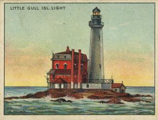 1911 American Tobacco Company Lighthouse Series (T77) #NNO Little Gull Island Light Front