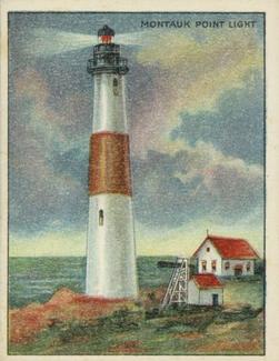 1911 American Tobacco Company Lighthouse Series (T77) #NNO Montauk Point Light Front