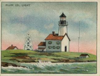 1911 American Tobacco Company Lighthouse Series (T77) #NNO Plum Island Light Front
