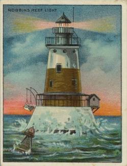 1911 American Tobacco Company Lighthouse Series (T77) #NNO Robbins Reef Light Front