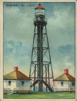 1911 American Tobacco Company Lighthouse Series (T77) #NNO Sanibel Island Light Front