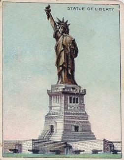 1911 American Tobacco Company Lighthouse Series (T77) #NNO Statue Of Liberty Front