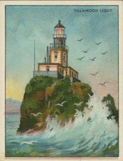1911 American Tobacco Company Lighthouse Series (T77) #NNO Tillamook Light Front