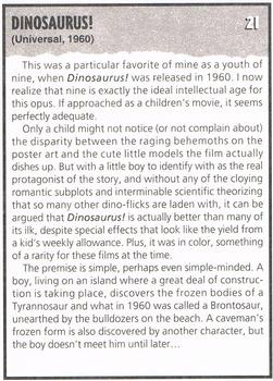 1993 Kitchen Sink Dinosaur Nation #21 Dinosaurus! Back