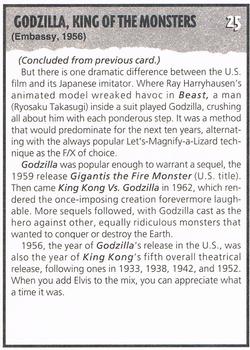 1993 Kitchen Sink Dinosaur Nation #25 Godzilla, King of the Monsters Back