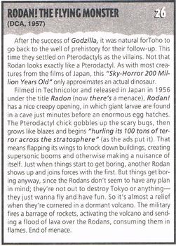 1993 Kitchen Sink Dinosaur Nation #26 Rodan! The Flying Monster Back