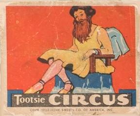 1933 Tootsie Circus (R152) #NNO The Bearded Lady Front