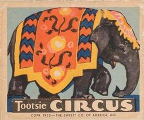 1933 Tootsie Circus (R152) #NNO The Elephant Front