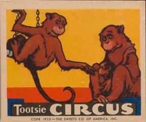 1933 Tootsie Circus (R152) #NNO The Monkeys Front