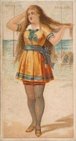 1889 Kinney Brothers Surf Beauties (N232) #NNO Brighton, England Front