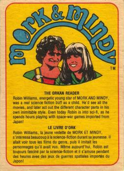 1978 O-Pee-Chee Mork & Mindy #12 Whenever I See a Car Engine I'm Reminded of Home Cooking! Back