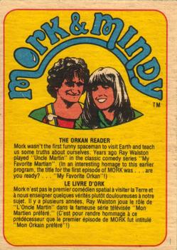 1978 O-Pee-Chee Mork & Mindy #13 Mindy, I Had Thousands of Things to Eat for Lunch! Back