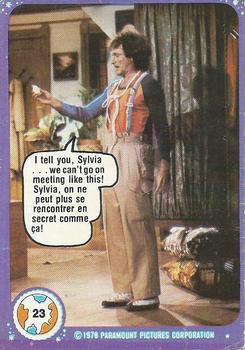 1978 O-Pee-Chee Mork & Mindy #23 I Tell You, Sylvia... We Can't Go on Meeting Like This! Front