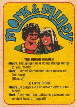 1978 O-Pee-Chee Mork & Mindy #34 I Asked Mork to Take Out the Garbage... He Took It to the Movie! Back