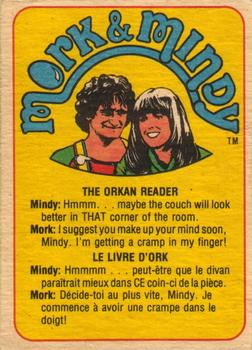 1978 O-Pee-Chee Mork & Mindy #37 I Tried to Report to Orson... But He Kept Me on Hold! Back
