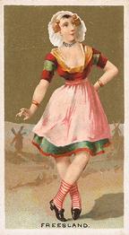 1889 W.S. Kimball & Co. Dancing Girls of the World (N185) #NNO Freesland Front