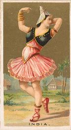 1889 W.S. Kimball & Co. Dancing Girls of the World (N185) #NNO India Front