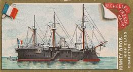 1889 Kinney Brothers Naval Vessels of the World (N226) #NNO Richelieu Front