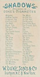 1889 W. Duke, Sons & Co. Shadows (N87) #NNO The Canada Goose Back