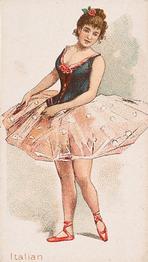1889 W.S. Kimball & Co. Dancing Women (N186) #NNO Italian Front