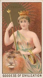 1889 W.S. Kimball & Co. Goddesses of Greeks & Romans (N188) #NNO Cybele Front