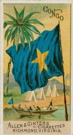 1890 Allen & Ginter Flags of All Nations (N10) #NNO Congo Front