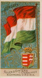 1890 Allen & Ginter Flags of All Nations (N10) #NNO Hungary Front