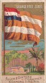 1890 Allen & Ginter Flags of All Nations (N10) #NNO Orange Free State Front