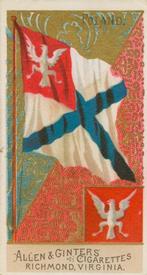 1890 Allen & Ginter Flags of All Nations (N10) #NNO Poland Front