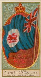 1890 Allen & Ginter Flags of All Nations (N10) #NNO Tasmania Front