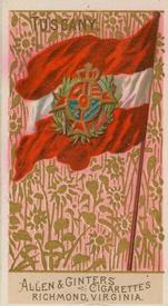 1890 Allen & Ginter Flags of All Nations (N10) #NNO Tuscany Front