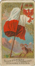 1890 Allen & Ginter Flags of All Nations (N10) #NNO Tyrol Front