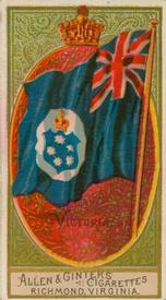 1890 Allen & Ginter Flags of All Nations (N10) #NNO Victoria Front