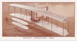 1933 Lambert & Butler A History of Aviation (Brown Fronts) #9 Wright Aeroplane, 1903 Front