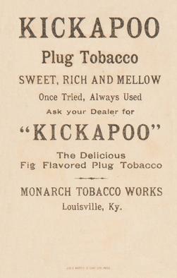 1890 Kickapoo American Indians (N570) #NNO Keokuk Back
