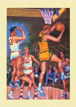 1956 Gum Inc. Adventure (R749) #8 Baskets + Rebounds = Points Front
