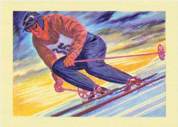 1956 Gum Inc. Adventure (R749) #9 An Army of Ski Enthusiasts .... Front