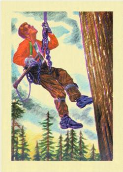 1956 Gum Inc. Adventure (R749) #74 In the Great Northwest .... Front