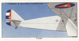 1937 Lambert & Butler Aeroplane Markings #10 Cuba Front