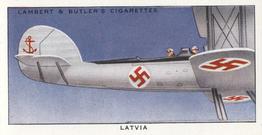 1937 Lambert & Butler's Aeroplane Markings #29 Latvia Front
