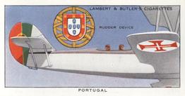 1937 Lambert & Butler's Aeroplane Markings #36 Portugal Front