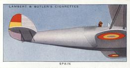 1937 Lambert & Butler's Aeroplane Markings #40 Spain Front