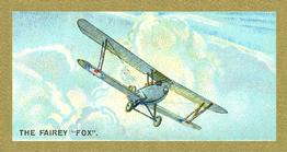 1926 Player's Aeroplane Series #7 The Fairey “Fox” Front