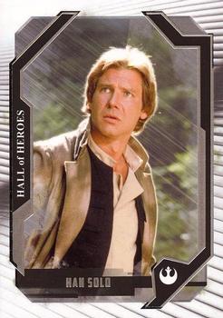 2017 Topps Star Wars Masterwork - Hall of Heroes #HH-5 Han Solo Front