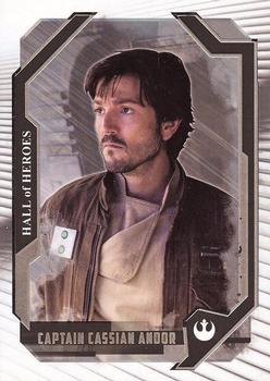2017 Topps Star Wars Masterwork - Hall of Heroes #HH-9 Captain Cassian Andor Front
