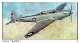 1936 Amalgamated Press Aeroplanes & Carriers (ZB7-0) #4 Fairey “Battle” Front