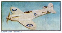 1936 Amalgamated Press Aeroplanes & Carriers (ZB7-0) #5 Supermarine “Spitfire” Front
