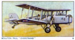 1936 Amalgamated Press Aeroplanes & Carriers (ZB7-0) #8 Boulton Paul “Overstrand” Front