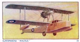 1936 Amalgamated Press Aeroplanes & Carriers (ZB7-0) #16 Supermarine “Walrus” Front
